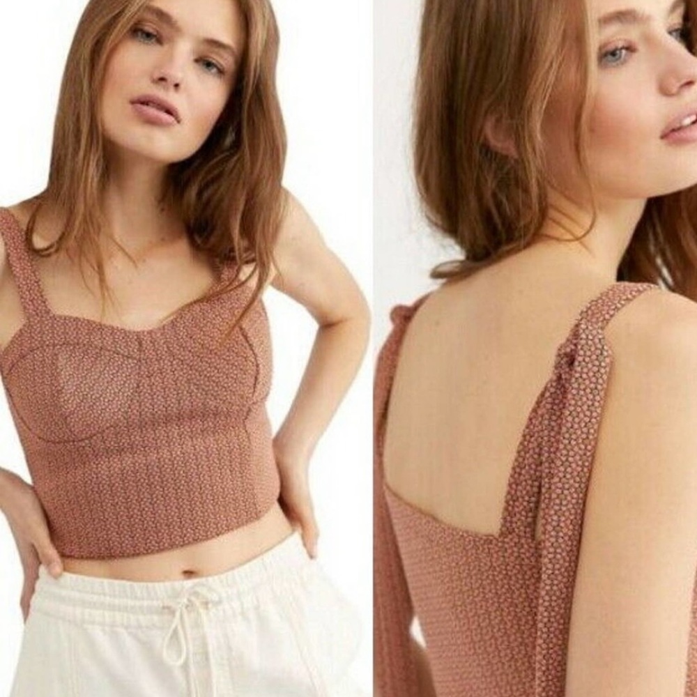 Free People Sunflower Knit Tank